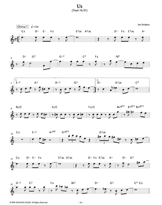 Conception Jazz Facile, Sax Alto / Sax Baryton
