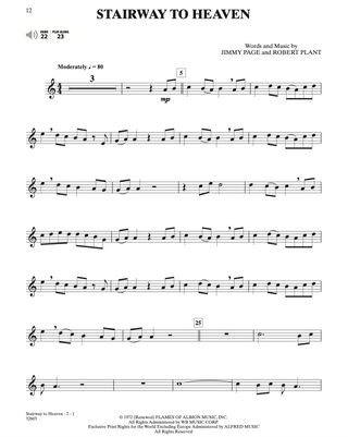 Easy Rock Instrumental Solos, Trumpet