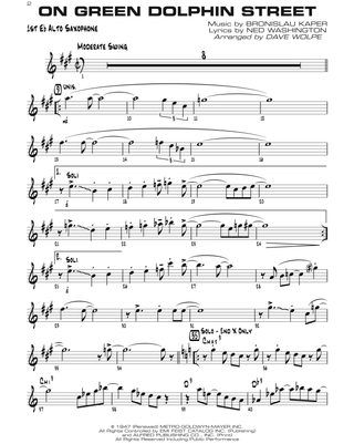 Sittin' In with the Big Band - Vol. 2, Sax alto