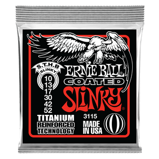Cordes Guitare Électrique Ernie Ball Slinky Coated Titanium