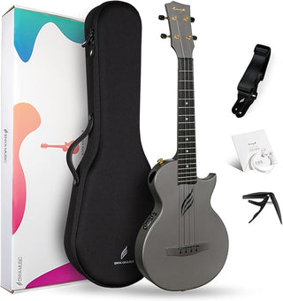 Enya NOVA UE Pro AcousticPlus Tenor Ukulele – Black