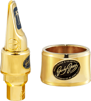 Ligature Sax Ténor Jody Jazz Power Ring Gold - Bec Ébonite HRT1