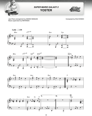 Super Mario Jazz Piano Arrangements