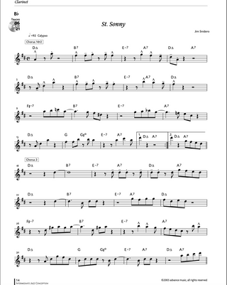 Intermediate Jazz Conception, Clarinette