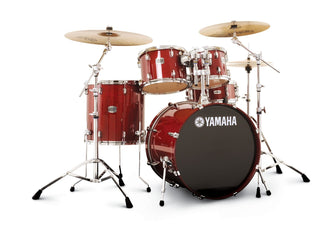 Batterie Yamaha Stage Custom Birch Rouge, BD 22'', avec quincaillerie