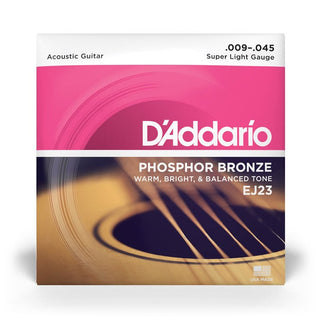 Cordes Guitare Acoustique D'addario Phosphor Bronze EJ26