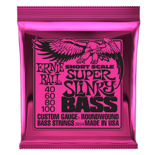 Cordes Guitare Basse Ernie Ball Nickel Wound Short Scale Super Slinky 40-100