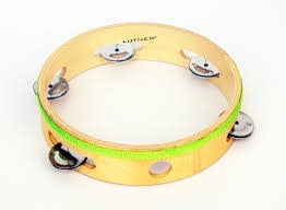Tambour Basque 8" JLT Peau Plastique 5 Grelots