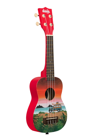 Kala Ukadelic "Graphic Top" Soprano Ukulele