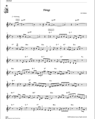 Intermediate Jazz Conception, Clarinette