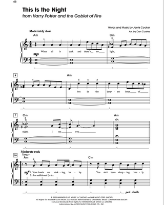 Harry Potter: Sheet Music from the Complete Film Series (Easy Piano)