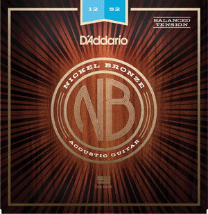 Cordes Guitare Acoustique D'Addario Nickel Bronze