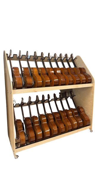Support Roulant pour 20 Guitares