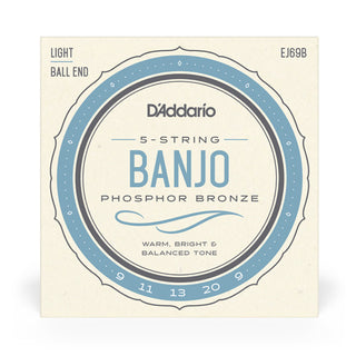 D'Addario 5-String Banjo Strings Phosphor Bronze