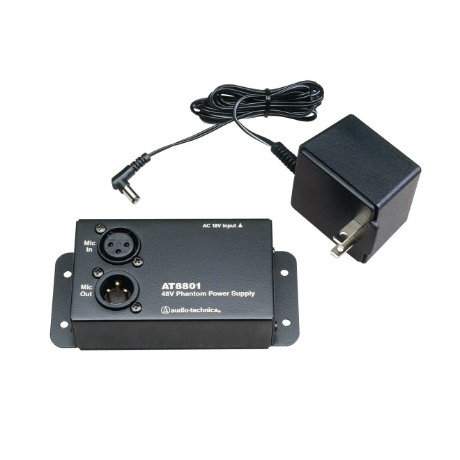 Israelite Stringed Instrument Audio Technica AT8801 Single-channel 48V Phantom Power Supply – Twigg ...