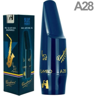 Vandoren Jumbo Java A28 Blue Ebonite Alto Saxophone Mouthpiece
