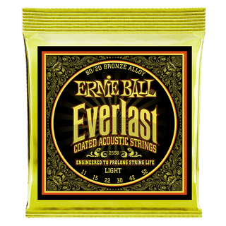 Ernie Ball Everlast Coated 80/20 Bronze Acoustic Guitar Strings