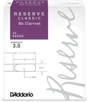 Anches Clarinette Sib Reserve Classic