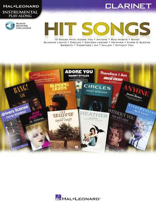 Hit Songs Clarinet Play-Along