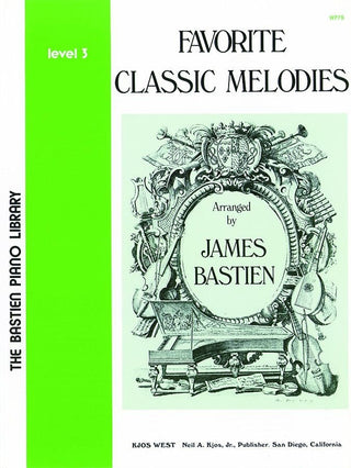 Mélodies Classique Favorites, Niveau 3 - Piano