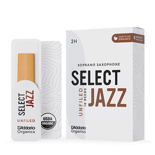 Organic Select Jazz Unfiled Soprano Saxophone Reeds
