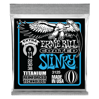 Cordes Guitare Électrique Ernie Ball Slinky Coated Titanium