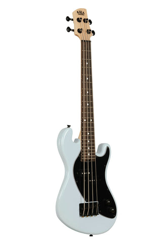 Kala Solid Body 4-String Fretted U-BASS With Gig Bag, Jet Black
