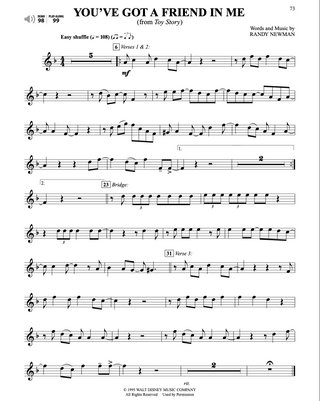 Top Hits from TV, Movies & Musicals Instrumental Solos, Sax ténor
