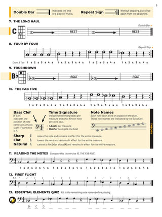 Essential Elements Book 1 (Online) - Electric Bass