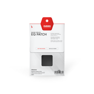 Patch Evans EQ Nylon Noire pour Peau Grosse Caisse (Paquet de 2)