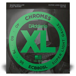 Cordes Guitare Basse D'Addario Chromes