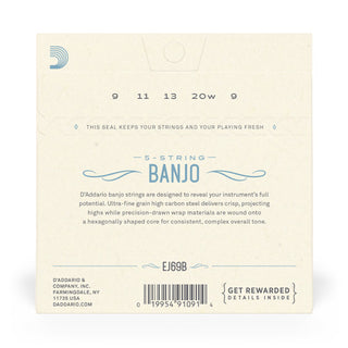 D'Addario 5-String Banjo Strings Phosphor Bronze