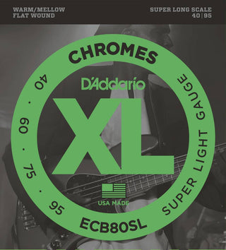 Cordes Guitare Basse D'Addario Chromes